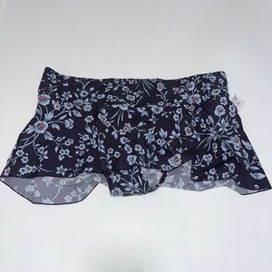 Motherhood Women's Swim Skirt w/ Panty‎ Floral XL NWT